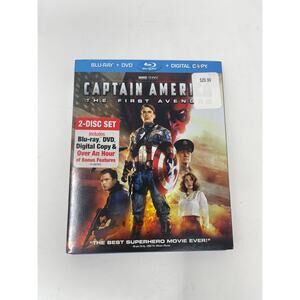 Captain America: The First Avenger (Two-Disc Blu-ray/DVD Combo + D - VERY GOOD